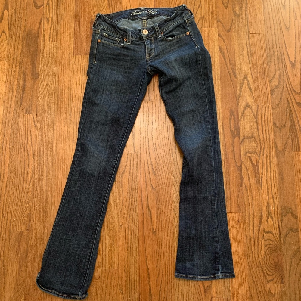 American Eagle Stretch Skinny Kick Regular Bootcut Jeans